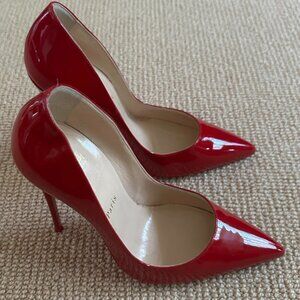 Christian Louboutin Patent Red Stiletto Pumps